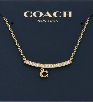 Coach Signature Bar Necklace