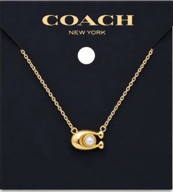 Coach Signature Pearl Necklace