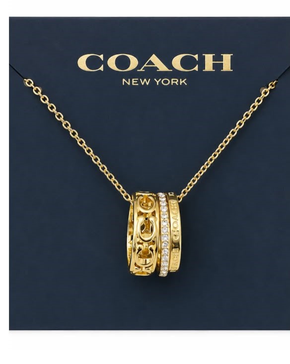 Coach Trio Necklace